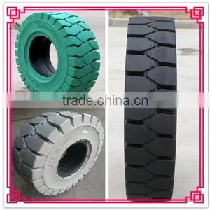 Hot Sale Solid Rubber Tyres 23x9-10 Non Marking Tyres for Industrial Vehicles From China Supplier thumbnail-1
