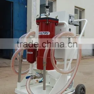 Portable Oil Filter Unit LYJ Hydraulic Portable Mobile Filter Cart thumbnail-1