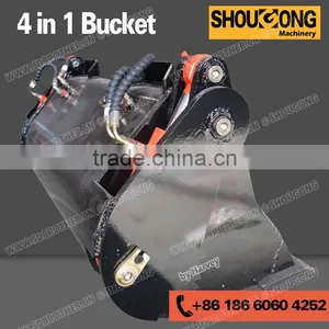 4 in 1 Bucket for Excavator thumbnail-2