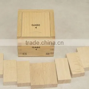 Kids Wooden Math Toy Froebel Gabe4 Rectangular Block Combination Educational Products thumbnail-1