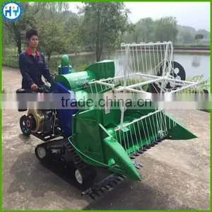 New Small Mini Rice Wheat Combine Harvester thumbnail-3