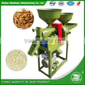 WANMA4248 Efficiency 200Kg Per Hour Small Rice Wheat Mill Milling Machine thumbnail-1
