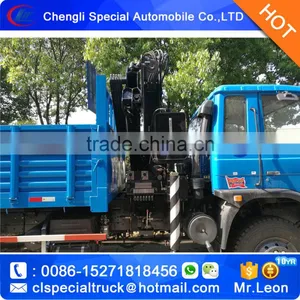 5Ton Knuckle Crane Mounted Truck Lorry Crane thumbnail-4
