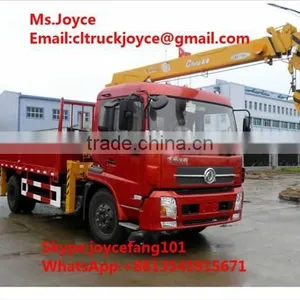 8 Tons Telescopic Boom Truck Mounted Crane 7 Ton Truck With Crane thumbnail-1
