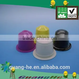 PLA Plastic Nespresso Coffee/cafe Capsules Packing Cups, Biodegradable Non-toxic Packaging for Coffee thumbnail-1