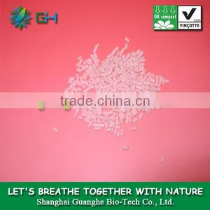 100% Biobased Plastic Material Bioplastic Material Pla Granules GH401 Injection Grade thumbnail-1
