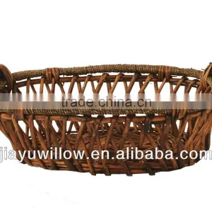 Cheap Oval Willow Tray With Open Weave thumbnail-1