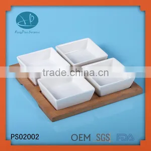 2017 Hot New Products,white Ceramic Divide Soup Bowl/tray Tableware for Restaurants Price thumbnail-1