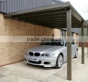 Economic Prefab Polycarbonate Roof and Aluminum Carport thumbnail-1