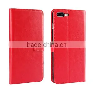 Crazy Horse Pattern PU Leather Wallet Flip Phone Case for IPhone 7 Plus thumbnail-3