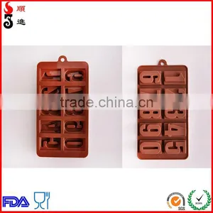 Letters and Number Silicone Chocolate Mould thumbnail-1