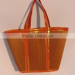 High Quality Best Selling Bamboo Shopping Bag WITH HANDLE From Vietnam thumbnail-1