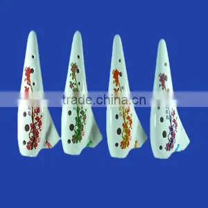 12 Hole Alto C Submarine Style Ocarina Ceramic Flute thumbnail-1