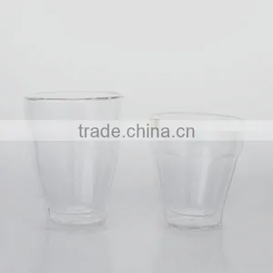 9 oz Heat Resistance Clear Double Wall Tumbler Drinking Glass thumbnail-2