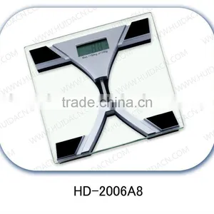 LCD High Quality Glass Electronic Body Weighing Scale thumbnail-1