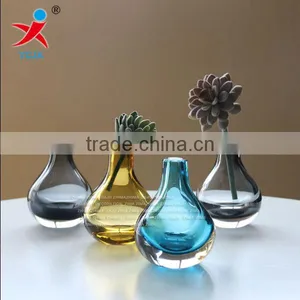 Dazzle Colour Transparent Mini Glass Vase thumbnail-1