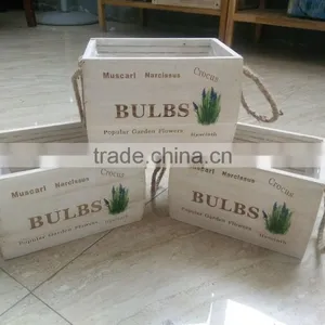 New Style Wooden Flower Pot for Home Decoration thumbnail-4