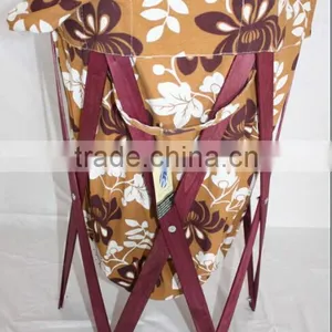 2015 New Products Folding Wooden Frame Laundry Bakset,Laundry Hamper thumbnail-1