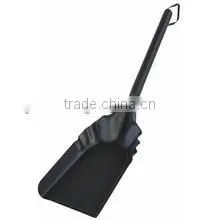 Metal Fire Shovel With Wooden Handle Black Ash Coal Remove Spade Scoop thumbnail-2