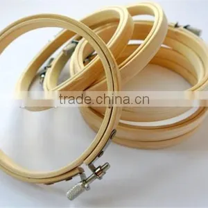 Big Promotion 4" Cross Stitch Wooden Hoop Made in China thumbnail-1