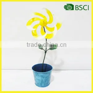 Cheap Selling Special Lovely Yellow Garden Decoration Windmill for Home Decor thumbnail-1