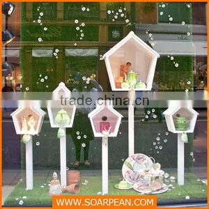Boutique Decorative Bird House Small Wood House thumbnail-1