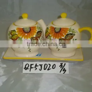 Ceramic Tea Pot,tea/coffee/sugar Kitchen Storage,household Ware thumbnail-1