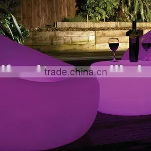 Nightlub Acrylic Lounge LED Light up Table thumbnail-1
