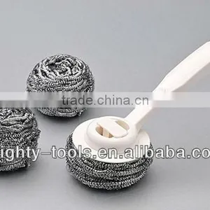 Plastic Handle Pan Cleaning Brush thumbnail-1