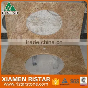 Top Quality Madura Gold Granite Stone One Sink Bathroom Vanity Top thumbnail-1