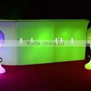 Plastic Illuminated Led Bar Counter for Hotel or Wine Bar Using thumbnail-4