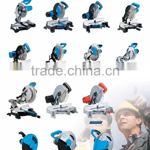 10" 1800W Power Aluminium Wood Cutting Table Saw Machine Electric Belt-drive 254mm Miter Saw GW8023B thumbnail-6