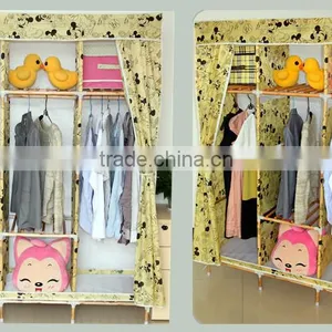 Diy Solid Wooden Moistureproof Wardrobe Interior Design thumbnail-6