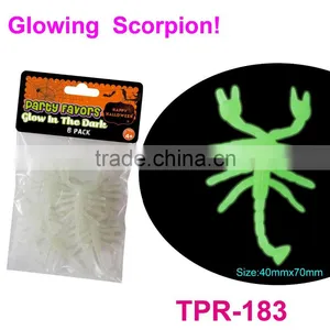 Soft Plastic Glow in the Dark Scorpion Toys/Stretchy Scorpion Toys thumbnail-1