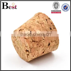 Custom Size Wooden Cork Cup Coasters Wholesale Small Glass Bottle Wooden Cork Stopper thumbnail-2