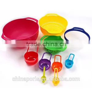 2017 GOOD QUALITY RAINBOW 10PCS MEASURING CUP MEASURING SPOONS thumbnail-4