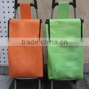 Foldable Shopping Trolley Bag With Wheels thumbnail-5