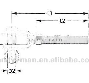 SS4827 Horizontal Lifeline System Stainless Steel Cable Tensioner Indicator thumbnail-5