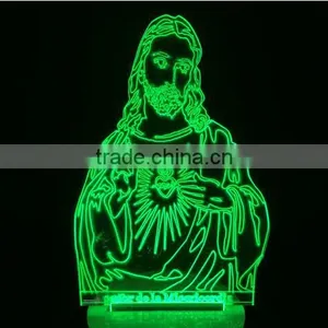 3d Light Lamp of Jesus Christ for Christmas thumbnail-3