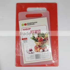 Set of 2 Pcs Plastic Cutting Board thumbnail-5