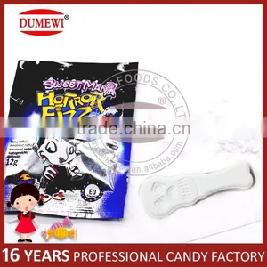 Halloween Festival Candy Tablet Skeleton Bone Shape Candy With Sour Powder thumbnail-1