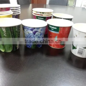 Mini Plant in Paper Cup With Radish Seeds,paper Planter thumbnail-1