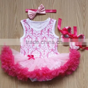 Baby Girl Clothes Ruffle Tutu Pettiskirt 3 Sets /baby Girl Tutu Dress thumbnail-3