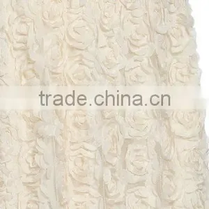 Off White / Cream Floral Skirt Women's Latest Long Skirt Design 2017 thumbnail-4