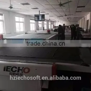 IECHO Leather Car Seat Cover Cutting Machine With Electric Oscillating Knife thumbnail-5