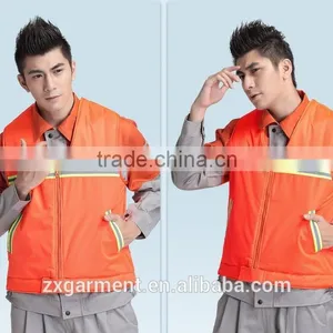 2017 OEM Reflective Tape Vest Industrial Uniforms Waistcoat thumbnail-1