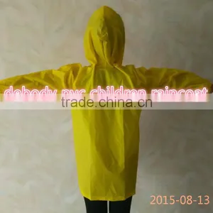 Yellow Duck Cartoon Children PVC Raincoat thumbnail-3