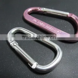 Aluminum Silk/pink Print Climbing Button Carabiner Stocklot thumbnail-1