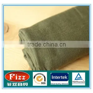 Hot and Best Sell 100%cotton Green Colour Army Green Fabric for Clothing thumbnail-1
