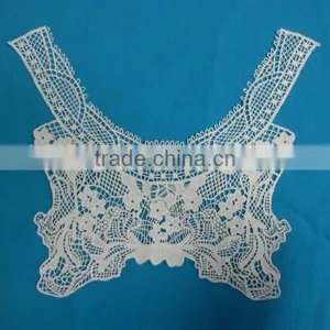 White Crochet Cotton Neck Lace Collar thumbnail-1